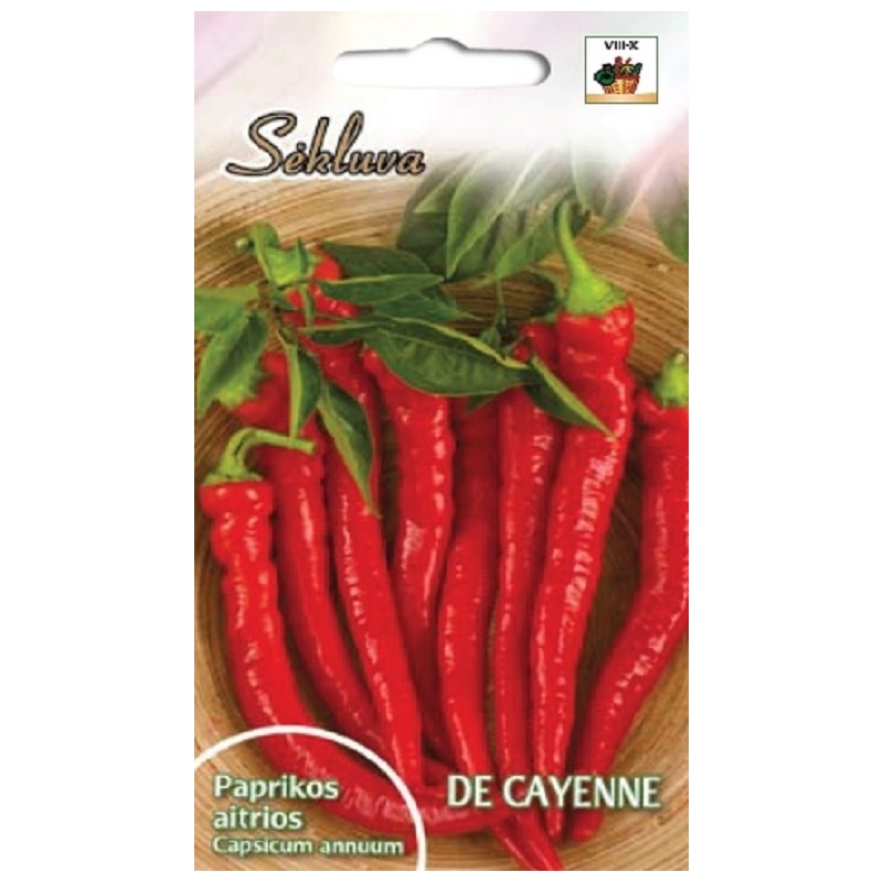 VIENMETĖS PAPRIKOS DE CAYENNE  0,5g.