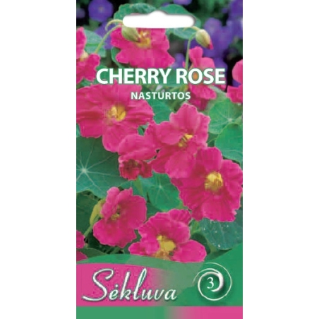 NASTURTĖS CHERRY ROSE 2 gr.