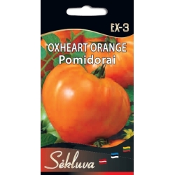 Valgomieji pomidorai  Oxheart orange  0,1 g.